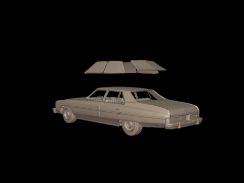 Chevrolet caprice 76 four doors 3D 프린트 모델