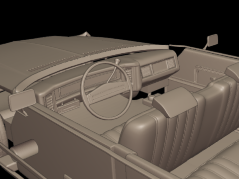 Chevrolet caprice 76 four doors 3D 프린트 모델