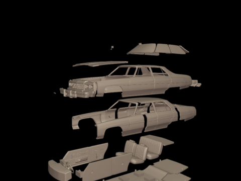 Chevrolet caprice 76 four doors 3D 프린트 모델