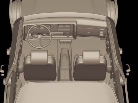 Chevrolet monte carlo 1970 3Dプリントモデル