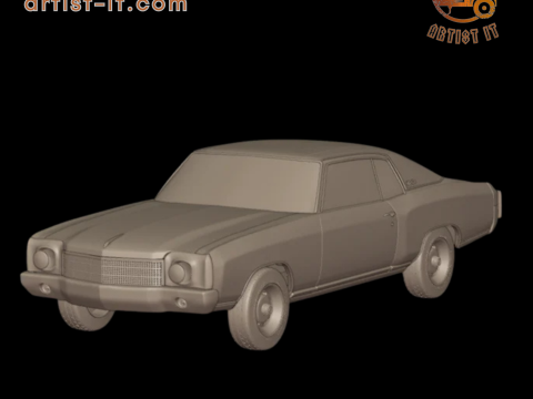 Chevrolet Monte Carlo 1970 3D printmodel