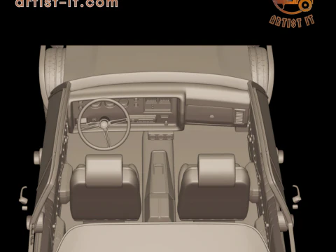 Chevrolet monte carlo 1970 3D Print Model