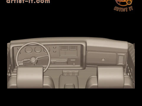 Chevrolet monte carlo 1970 3D Print Model