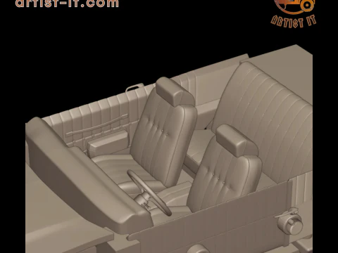 Chevrolet monte carlo 1970 3D Print Model