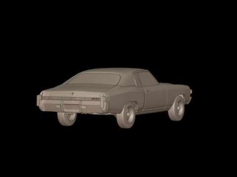 Chevrolet monte carlo 1972 Modelo de impresión 3D