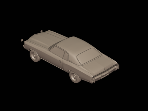 Chevrolet monte carlo 1972 Modelo de impresión 3D