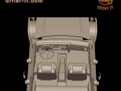 Chevrolet monte carlo 1972 3D Print Model