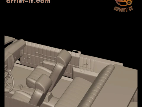 Chevrolet monte carlo 1972 3D Print Model