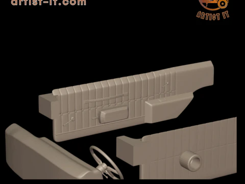 Chevrolet monte carlo 1972 3D Print Model