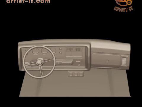 Chevrolet monte carlo 1972 3D Print Model