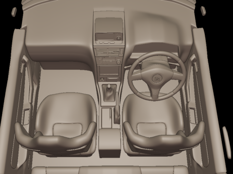 2002 NISSAN SKYLINE R 34 3D PRINT MODEL Model Cetak 3D