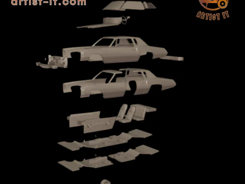 Monte carlo 74 3D PRINT MODEL 3D Print Model