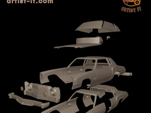Monte carlo 74 3D PRINT MODEL 3D Print Model