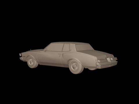 Chevrolet monte carlo 1978 Modèles 3D en vedette