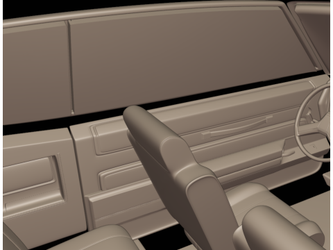Chevrolet monte carlo 1978 Modèles 3D en vedette