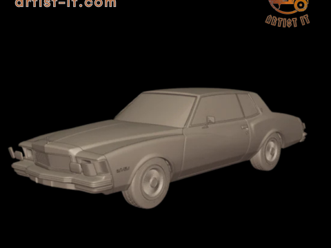 Chevrolet Monte Carlo 1978 3D printmodel