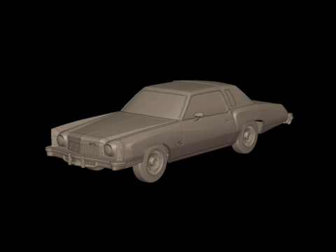 Chevrolet monte carlo 75 3Dプリントモデル