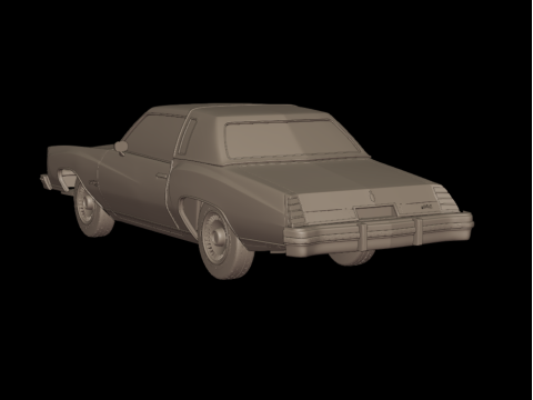 Chevrolet monte carlo 75 Model do druku 3D