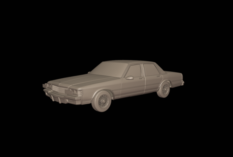 Chevrolet caprice 1987 3D Принт Модель .c4d .max .obj .3ds .fbx .stl .blend 