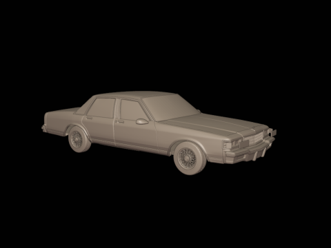 Chevrolet caprice 1987 3D Принт Модель