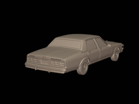 Chevrolet caprice 1987 3D Принт Модель