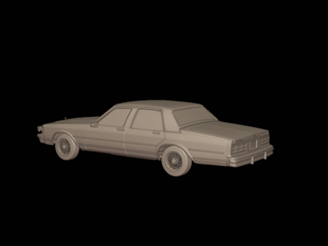 Chevrolet caprice 1987 3D Принт Модель