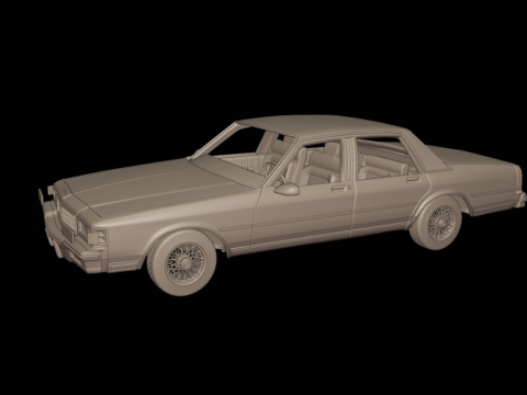 Chevrolet caprice 1987 3D Принт Модель