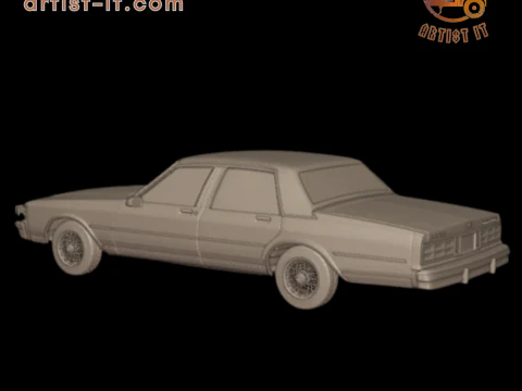 Chevrolet caprice 1987 3D Print Model