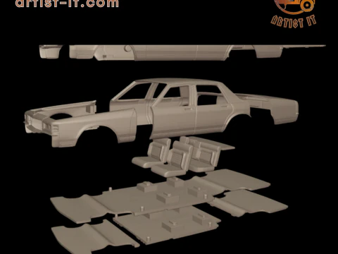 Chevrolet caprice 1987 3D Print Model