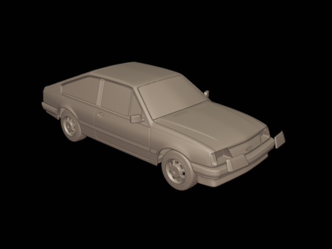 Chevrolet br monza sl e 2 door 1984 Modelo de Impressão 3D
