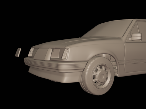 Chevrolet br monza sl e 2 door 1984 Modelo de Impressão 3D