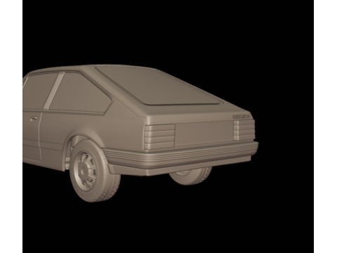 Chevrolet br monza sl e 2 door 1984 Modelo de Impressão 3D