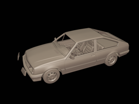 Chevrolet br monza sl e 2 door 1984 Modelo de Impressão 3D