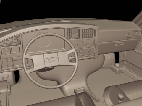 Chevrolet br monza sl e 2 door 1984 Modelo de Impressão 3D