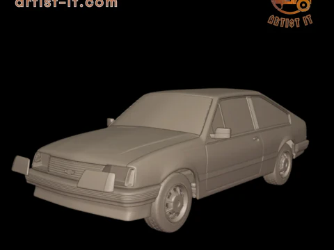 Chevrolet br monza sl e 2 pintu 1984 Model Cetak 3D