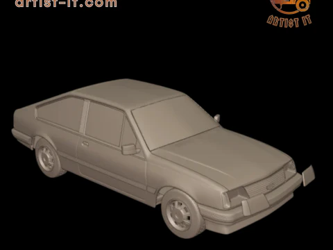 Chevrolet br monza sl e 2 door 1984 3D Print Model
