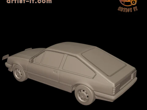 Chevrolet br monza sl e 2 door 1984 3D Print Model