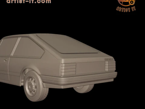 Chevrolet br monza sl e 2 door 1984 3D Print Model