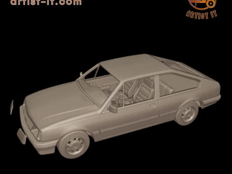 Chevrolet br monza sl e 2 door 1984 3D Print Model