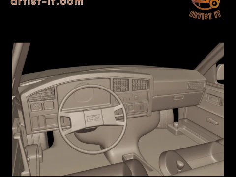 Chevrolet br monza sl e 2 door 1984 3D Print Model