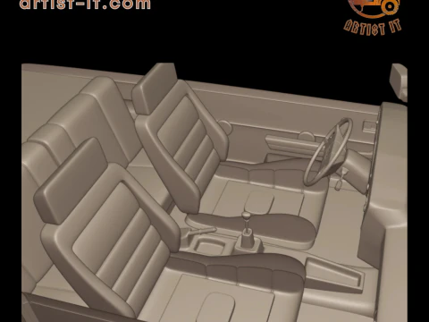 Chevrolet br monza sl e 2 door 1984 3D Print Model