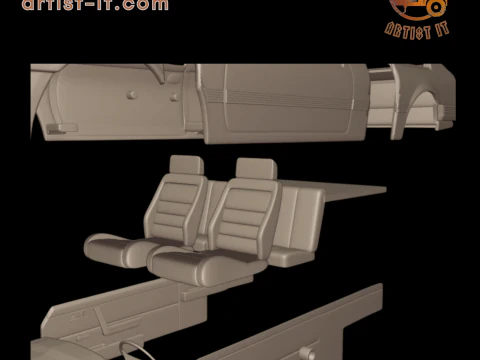 Chevrolet br monza sl e 2 door 1984 3D Print Model