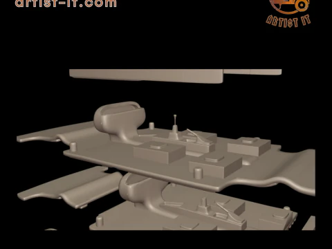 Chevrolet br monza sl e 2 door 1984 3D Print Model