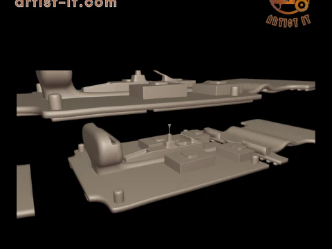 Chevrolet br monza sl e 2 door 1984 3D Print Model