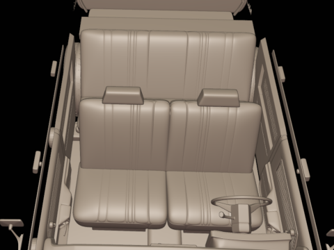 Chevrolet malibu 1981 four doors 3D Druckmodell