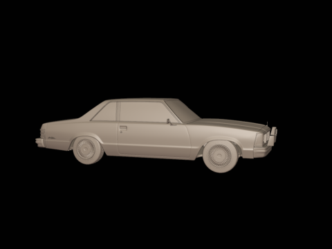 Chevrolet malibu 81 two doors Modello di stampa 3D