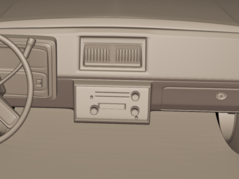 Chevrolet malibu 81 two doors Modello di stampa 3D