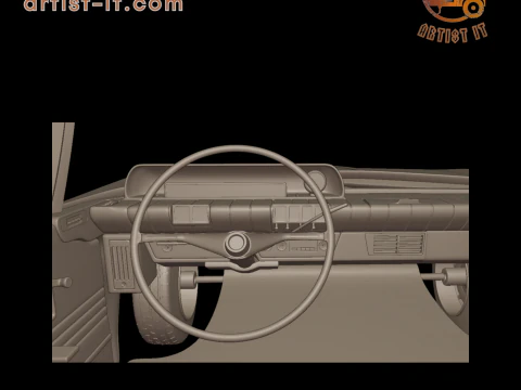 Buick LeSabre 1959 four doors 3D PRINT MODEL 3D Print Model
