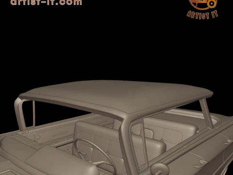 Buick LeSabre 1959 four doors 3D PRINT MODEL 3D Print Model