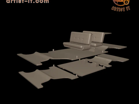 Buick LeSabre 1959 four doors 3D PRINT MODEL 3D Print Model